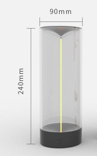 Neues wiederaufladbares, tragbares LED-Campinglicht vom Typ C mit hoher Transparenz und tropfenfestem, kreativem Atmosphärenlicht