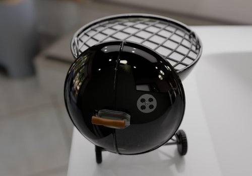Mini BBQ Grill Seifenschale – Handbemalter Seifenhalter für die Männerhöhle