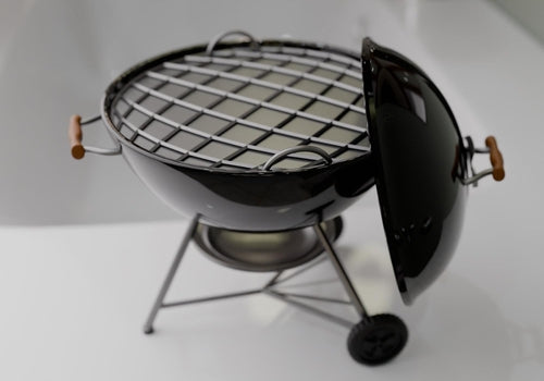 Mini BBQ Grill Seifenschale – Handbemalter Seifenhalter für die Männerhöhle