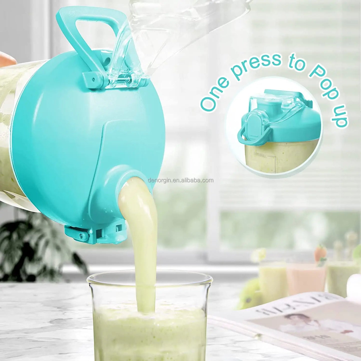 600ml Sports Juicer Blender Protein Shaker Electric Portable Blender - Motionshop