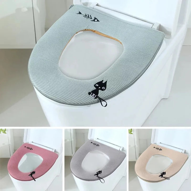 Universelle Winter-Toilettensitzbezüge