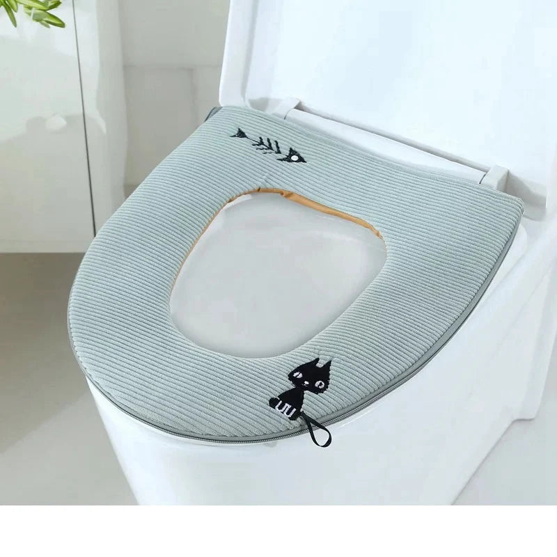 Universelle Winter-Toilettensitzbezüge