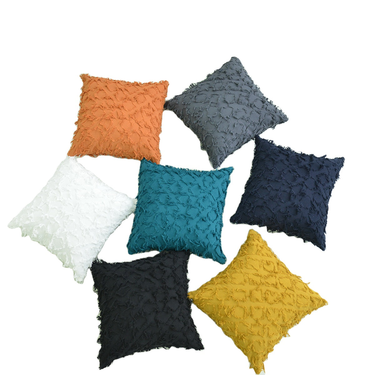 Boho Rüschen gewebtes Couchkissen