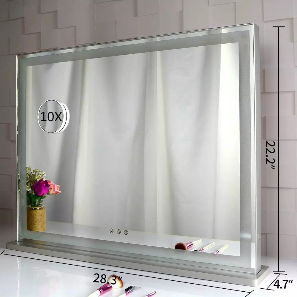 Illuminated Rectangle LED Light Mirror - Motionshop