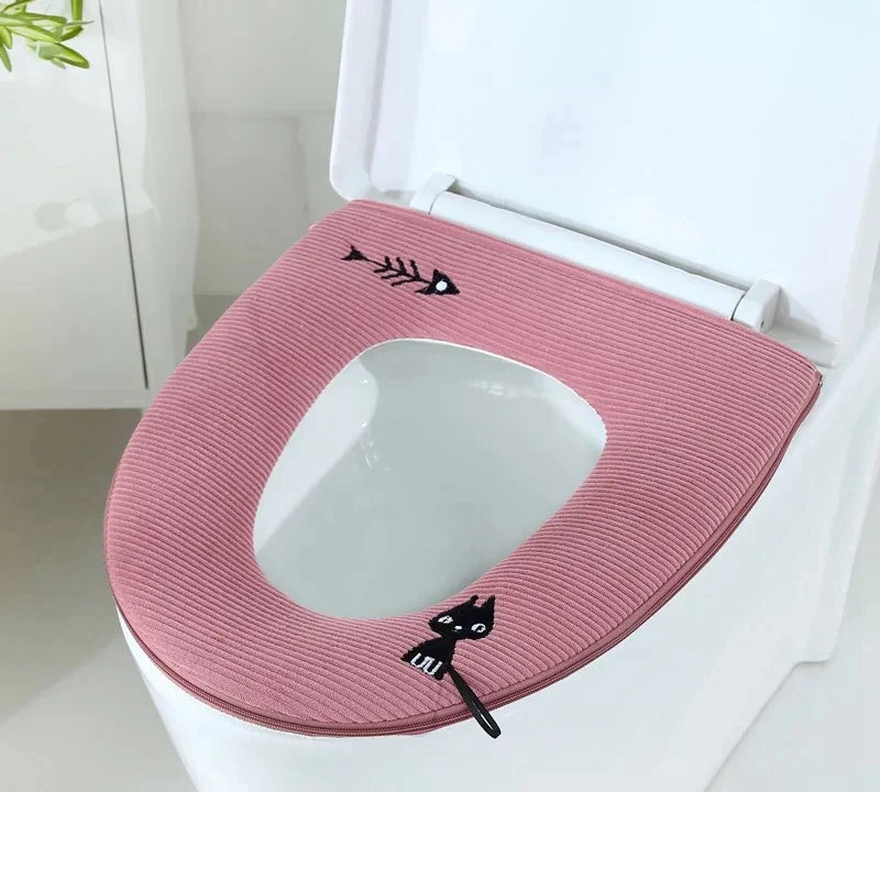 Universelle Winter-Toilettensitzbezüge