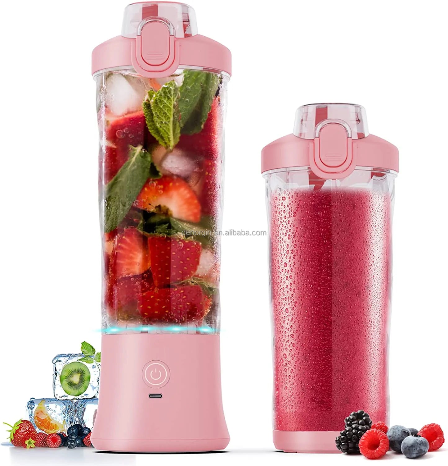 600ml Sports Juicer Blender Protein Shaker Electric Portable Blender - Motionshop