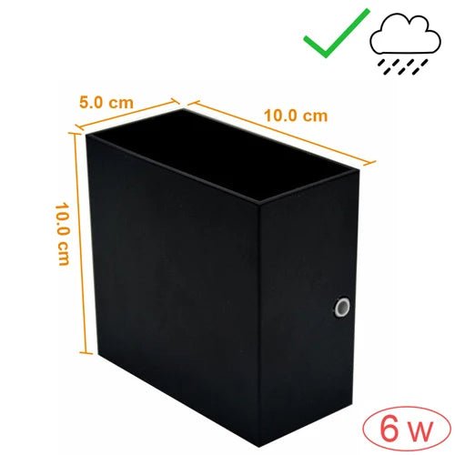 Wasserdichte Außenwandleuchte 6W 12W