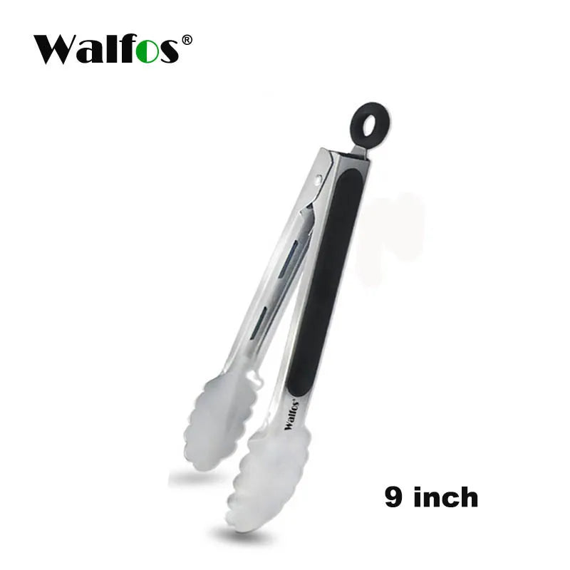 BBQ Grilling Tong Salad Serving Food Tong Stainless Steel Metal - Motionshop