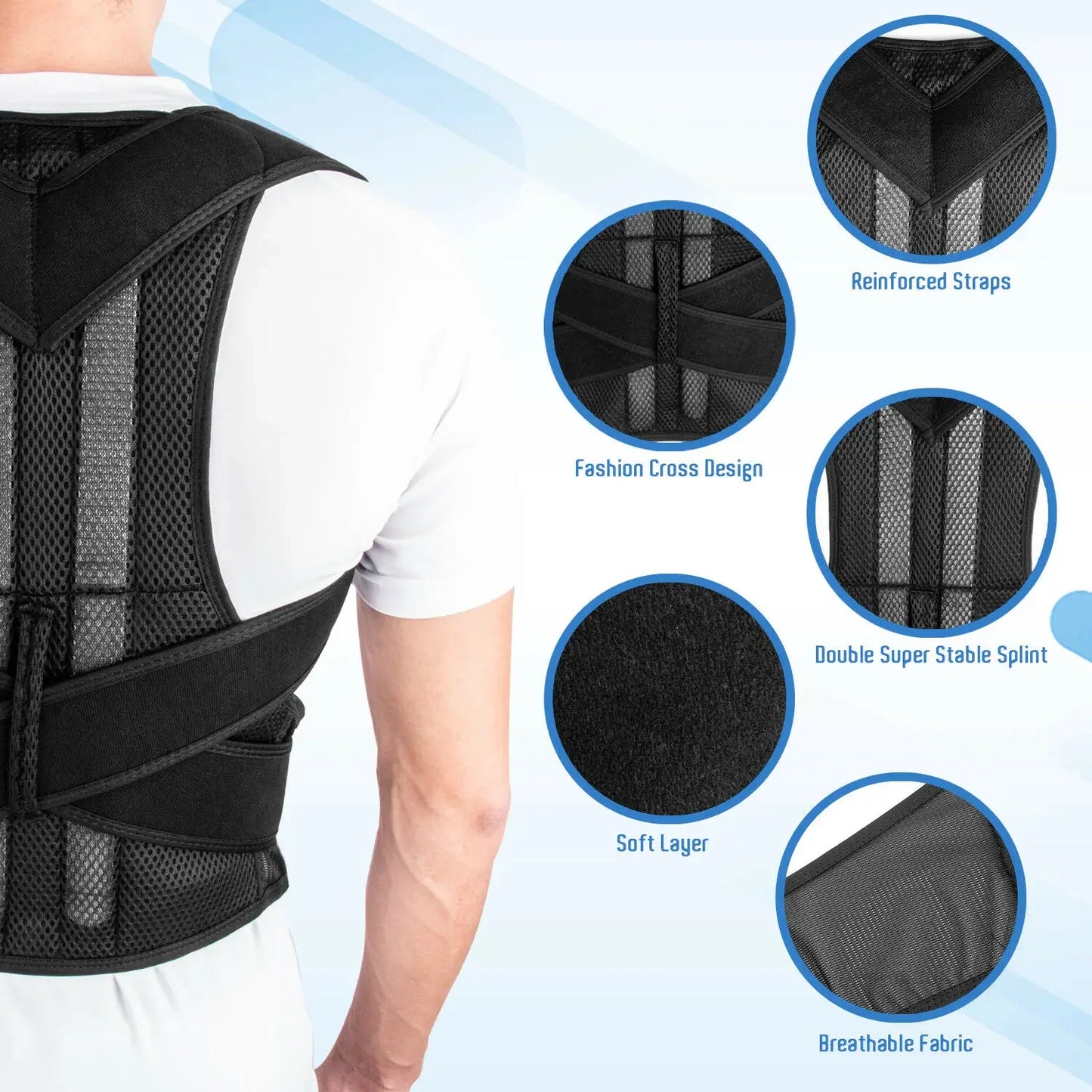 AlignMate™ Adjustable Posture Corrector - Motionshop