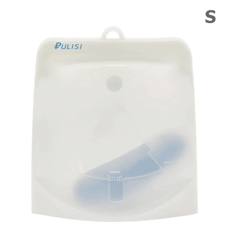 EcoFresh Reusable Silicone Food Bags – BPA-Free & Leakproof | Motionshop - Motionshop