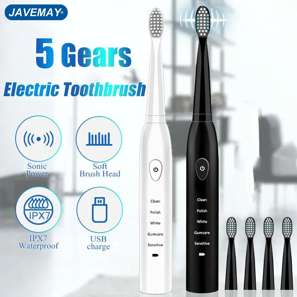 Powerful Ultrasonic Sonic Electric Toothbrush - Motionshop