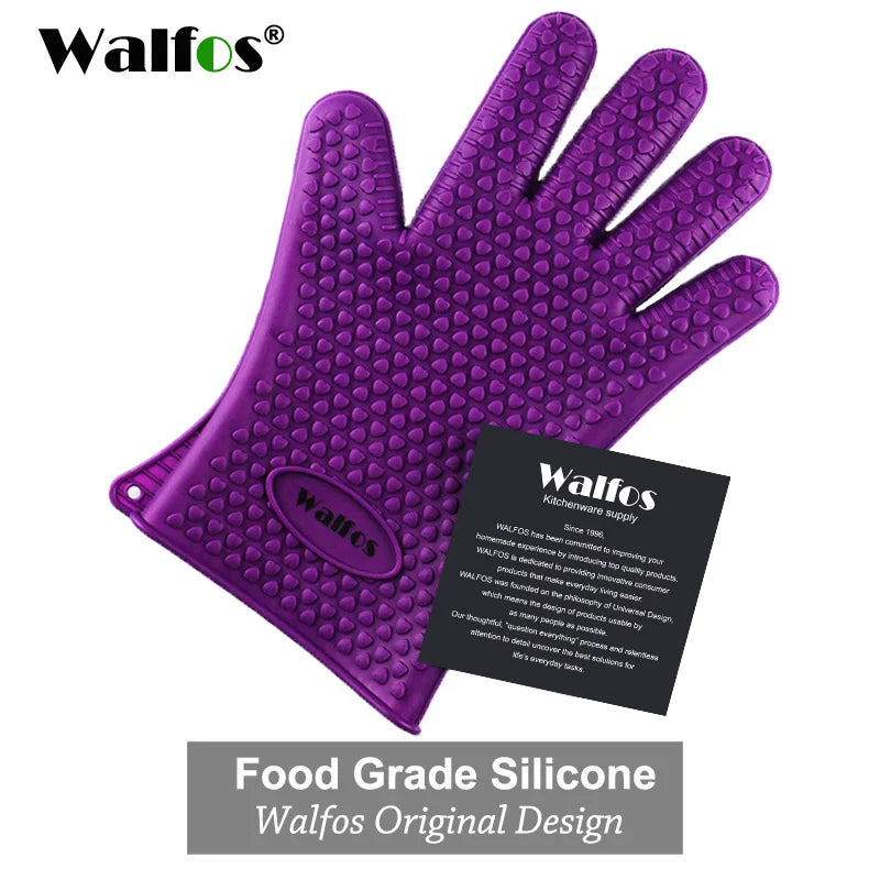 Silicone Oven Kitchen Glove Heat Resistant - Motionshop