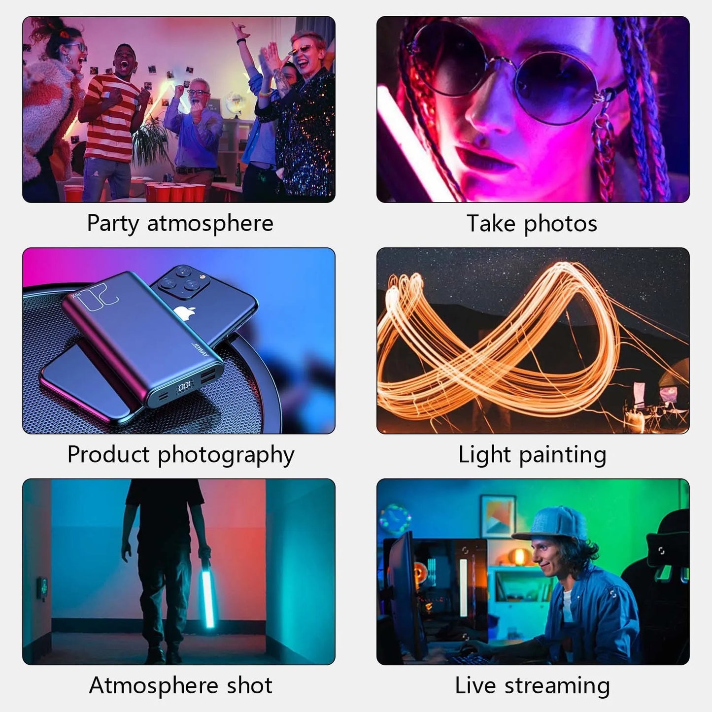 Portable Lighting Handheld LED Fill Light Stick - Motionshop