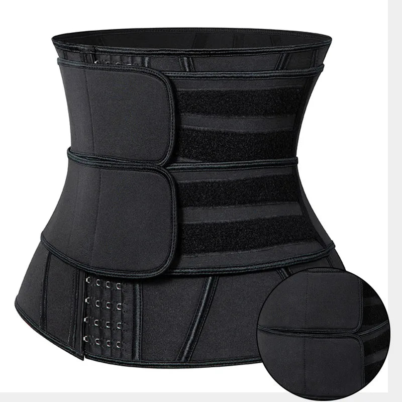 Neoprene Sauna Waist Trainer Corset Sweat Belt for Women Weight Loss Compression Trimmer Workout Fitness - Motionshop