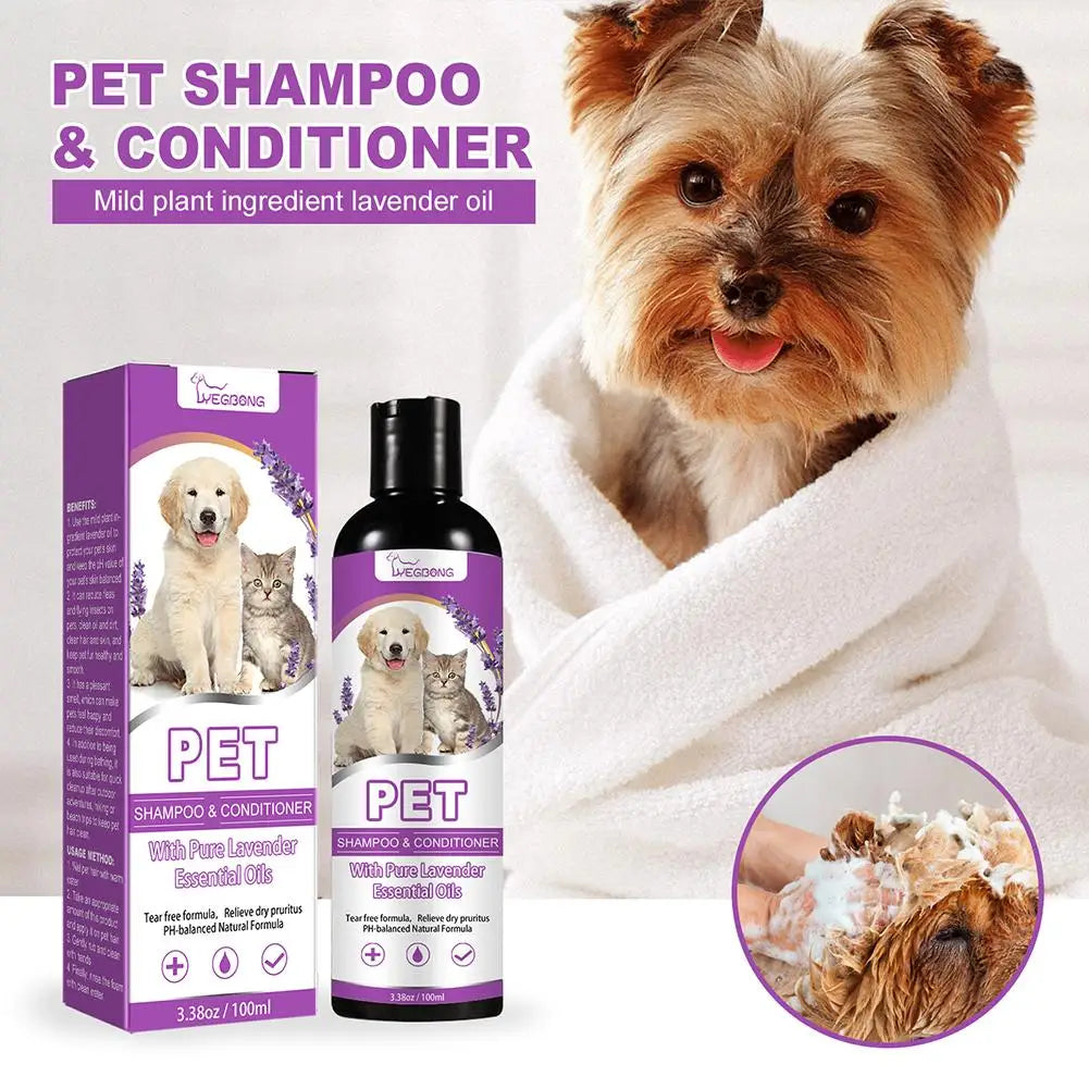 Weichmachendes Shampoo-Gel für Tierhaare