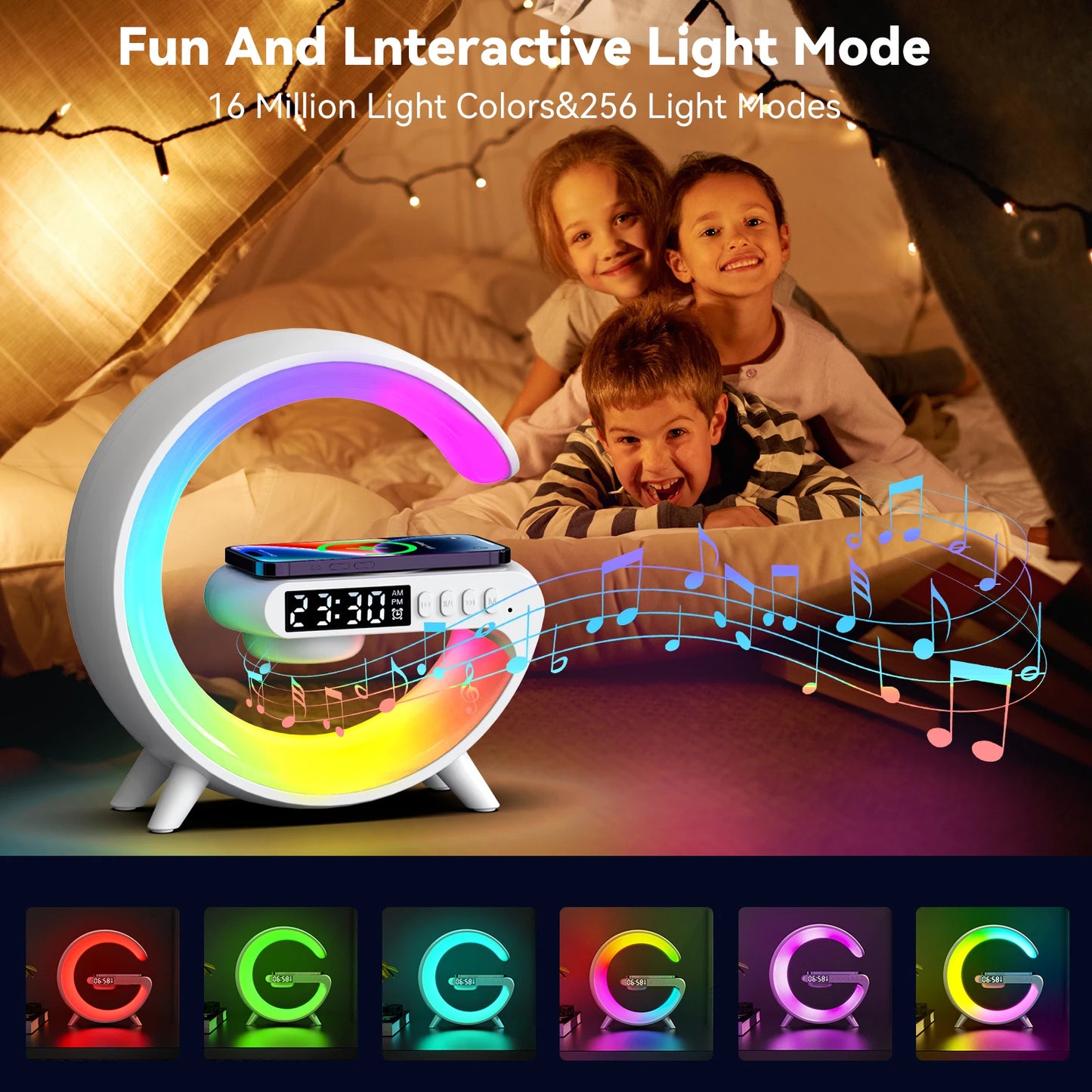 Kleine kabellose RGB-Ladestation