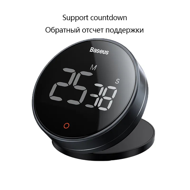 LED Digital Kitchen Timer for Cooking Shower Study Stopwatch Alarm - Motionshop