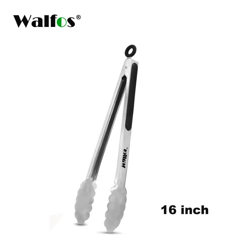 BBQ Grilling Tong Salad Serving Food Tong Stainless Steel Metal - Motionshop