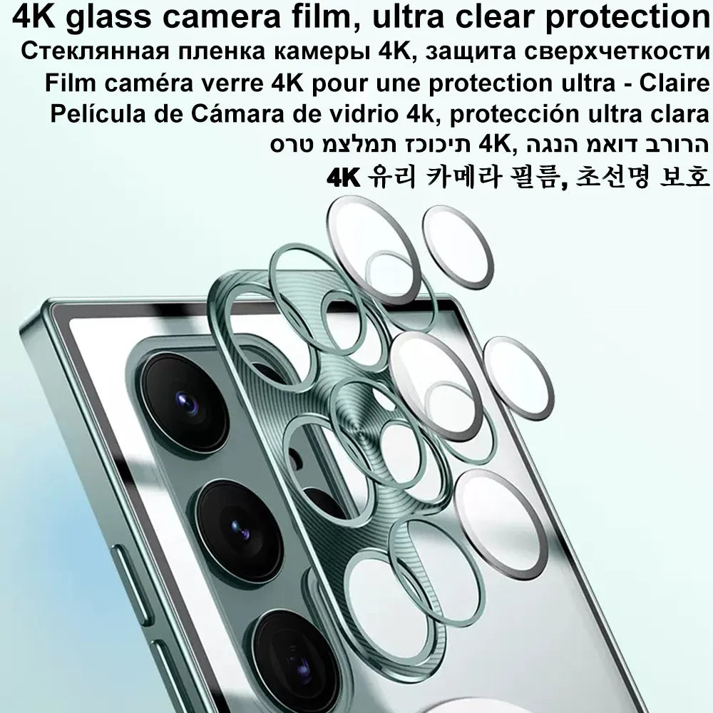 Magsafe Magnet Cover Case Samsung S21 S23 Fe S22 Plus S24 Ultra 10H 5K - Motionshop