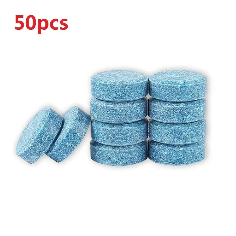 5-100pcs Car Windscreen Cleaner Effervescent Tablet Solid Cleaner Auto Wiper Glass Solid Cleaning Concentrated Tablets - Motionshop