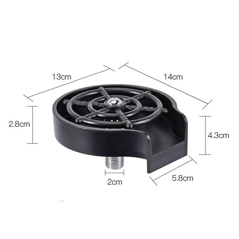 Bar Zähler Tasse Washer Waschbecken Hochdruck Spray Automatische Wasserhahn Kaffee Krug Waschen Tasse Werkzeug Küche
