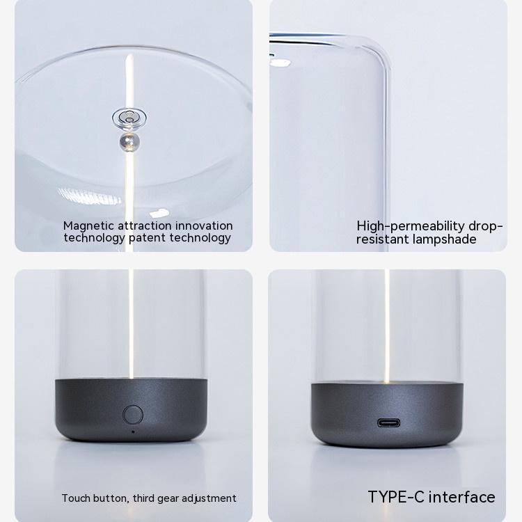 Neues wiederaufladbares, tragbares LED-Campinglicht vom Typ C mit hoher Transparenz und tropfenfestem, kreativem Atmosphärenlicht