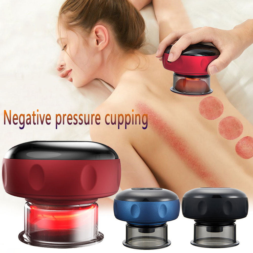 Elektrisches Vakuum-Schröpfmassage-Körper-Cups Anti-Cellulite-Therapie-Massagegerät für den Körper Elektrisches Guasha-Schaben Fettverbrennung Abnehmen