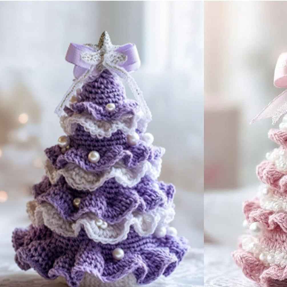 Crochet Christmas Tree Decoration DIY Material Package