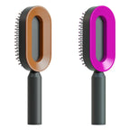Self Cleaning Hair Brush For Women One-key Cleaning Hair Loss