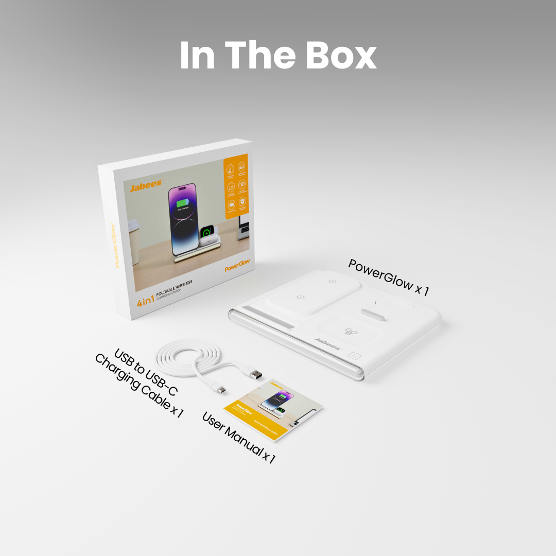 PowerNest™ 4-In-1 Foldable Wireless Charging Station With LED Night Light - Motionshop