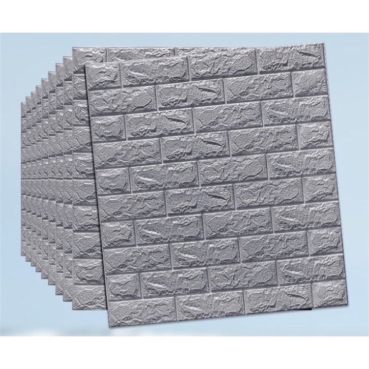 Foam Brick Wallpaper Pattern Living Room Soft Bag Waterproof Environmental Protection Wallpaper Sticker Kindergarten