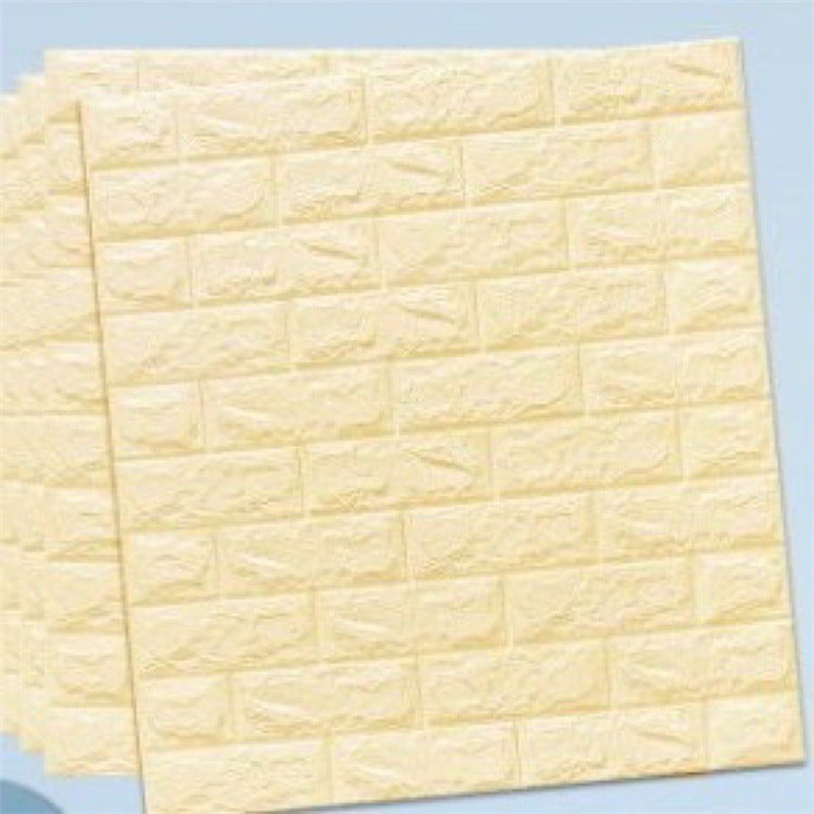 Foam Brick Wallpaper Pattern Living Room Soft Bag Waterproof Environmental Protection Wallpaper Sticker Kindergarten