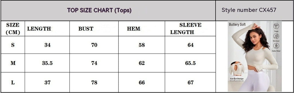 Midriff Outfit Slimming Yoga Clothes Long Sleeve