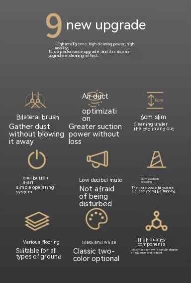 USB Rechargeable Smart Vacuum Cleaner