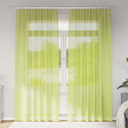 Voile Curtains with Eyelets, 2 pcs.