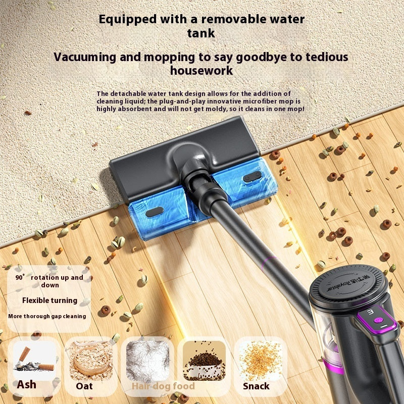Household Cordless Self-Standing handheld vacuum cleaner Mop Integrated Dust Mop