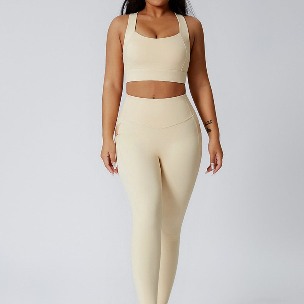 European And American Skinny Yoga Clothes Gym Exercise Suit