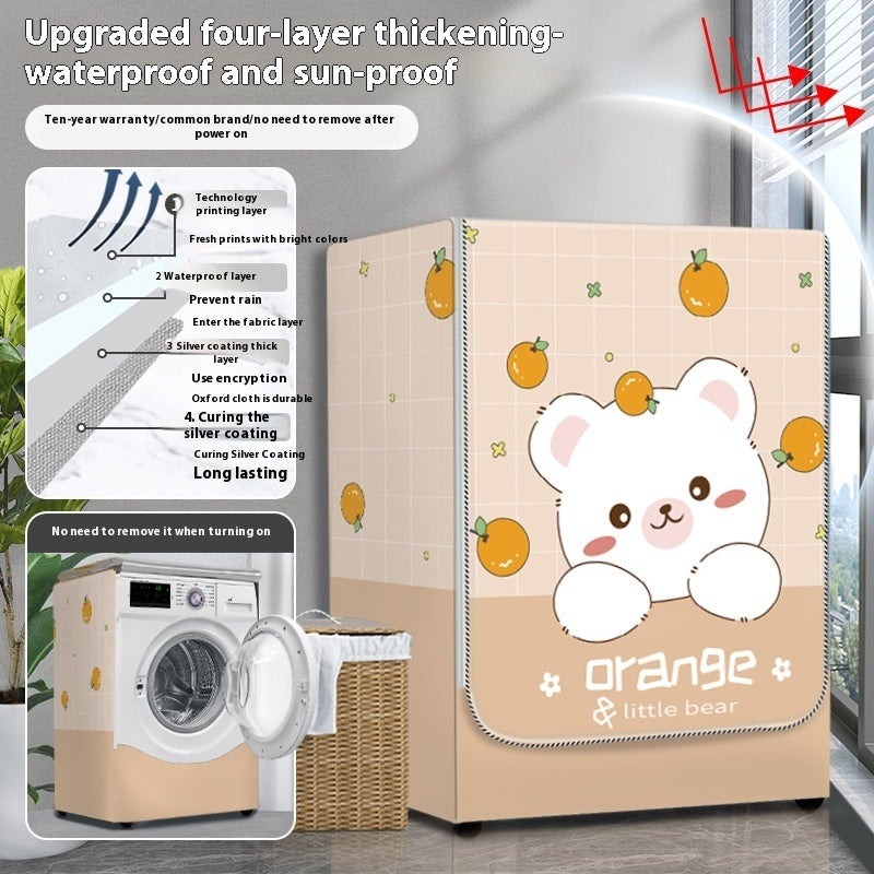 Dryer Cover Balcony Dustproof Thermal Shroud Universal Cover Cloth