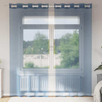Voile Curtains with Eyelets, 2 pcs.