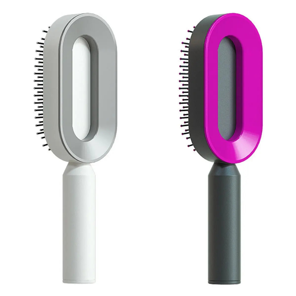 Self Cleaning Hair Brush For Women One-key Cleaning Hair Loss