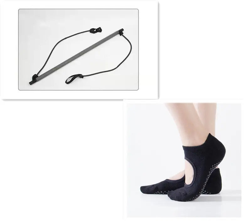 Stretching Pilates Stick Yoga Home Stretch Training Puller