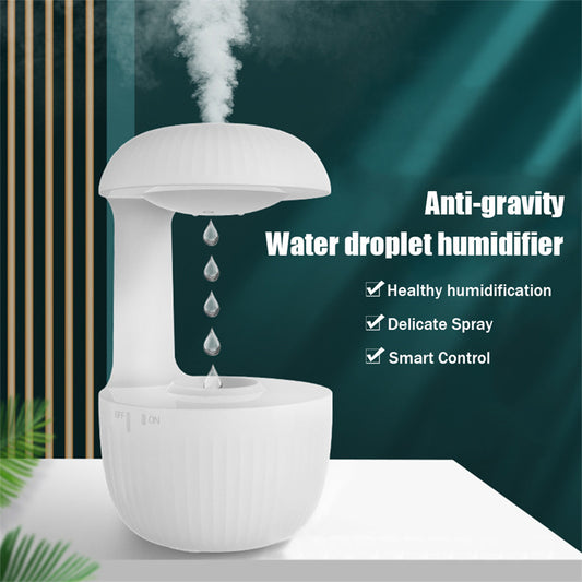 Anti-Schwerkraft-Luftbefeuchter, stummgeschalteter Gegenstrom-Luftbefeuchter, schwebende Wassertropfen, kühler Nebelhersteller, Nebelgerät, lindert Müdigkeit