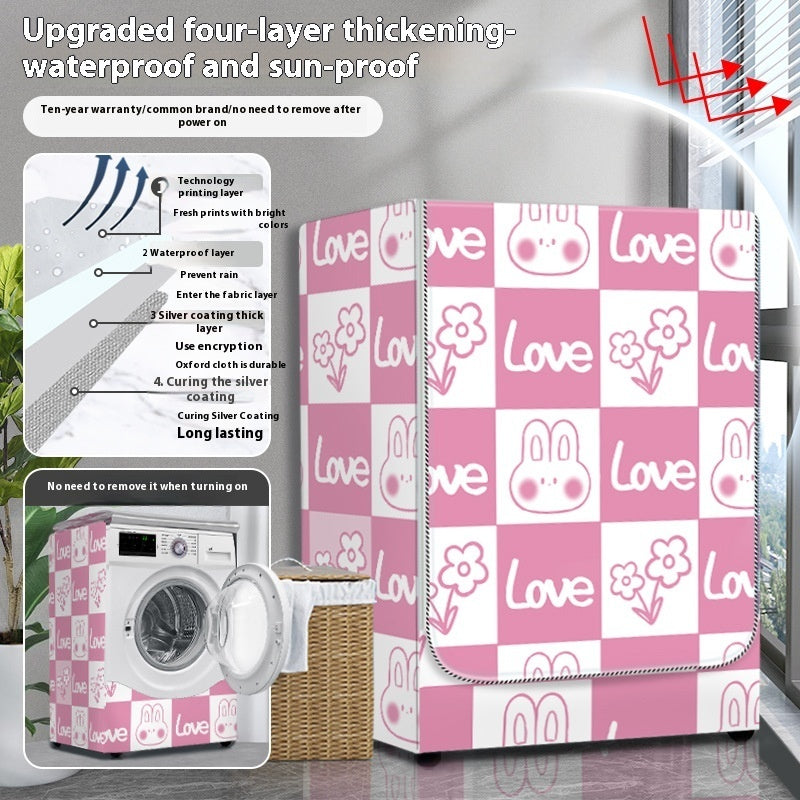 Dryer Cover Balcony Dustproof Thermal Shroud Universal Cover Cloth