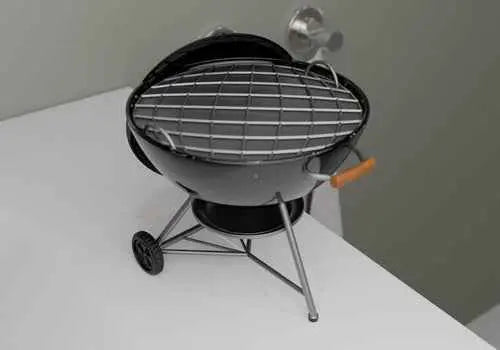 Mini BBQ Grill Soap Dish – Hand painted Man Cave Soap Holder