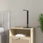 LED Desk Lamp with Eye-Caring Tech & USB Charging - 5 Modes, 14W