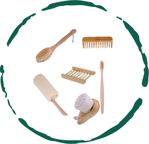 Zero-Waste-Badzubehör-Paket