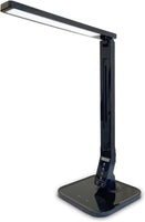 LED Desk Lamp with Eye-Caring Tech & USB Charging - 5 Modes, 14W