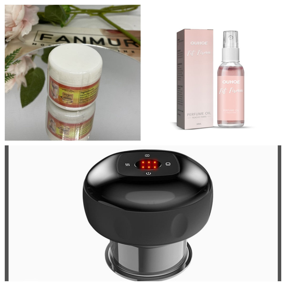 Elektrisches Vakuum-Schröpfmassage-Körper-Cups Anti-Cellulite-Therapie-Massagegerät für den Körper Elektrisches Guasha-Schaben Fettverbrennung Abnehmen