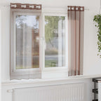Voile Curtains with Eyelets, 2 pcs.