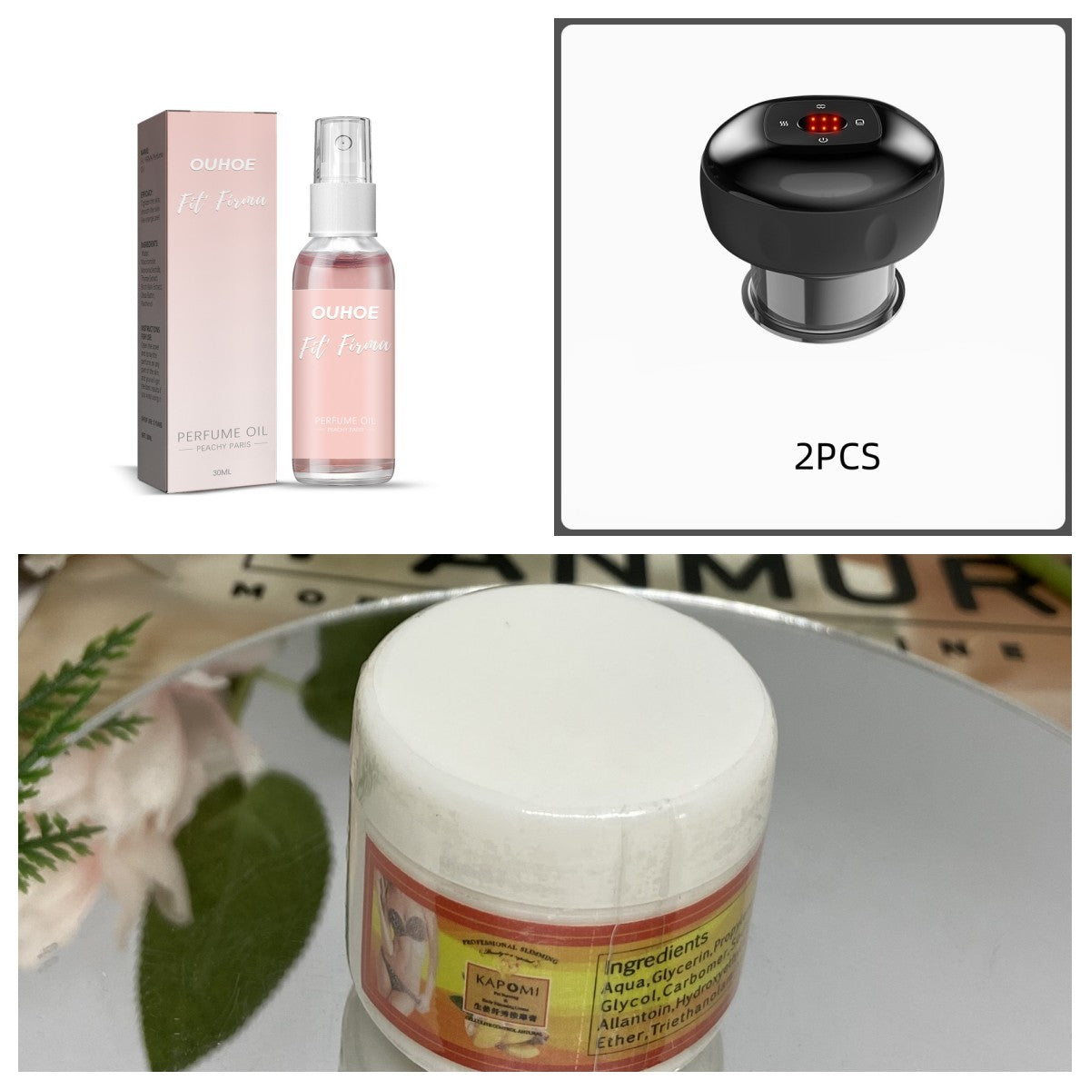 Elektrisches Vakuum-Schröpfmassage-Körper-Cups Anti-Cellulite-Therapie-Massagegerät für den Körper Elektrisches Guasha-Schaben Fettverbrennung Abnehmen